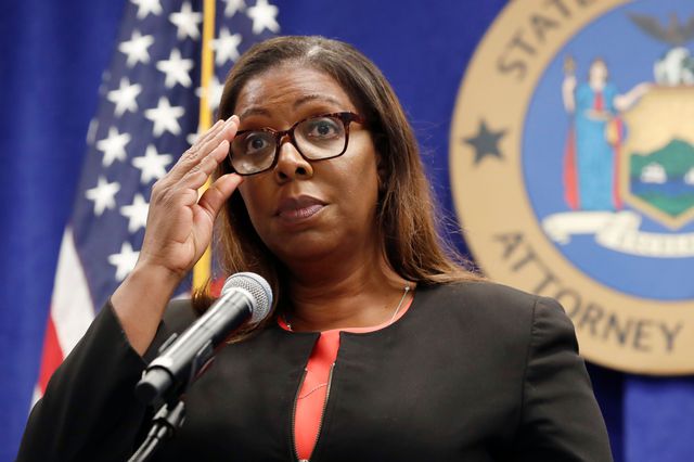 A photograph of New York State Attorney General Letitia James on August 6th, 2020.